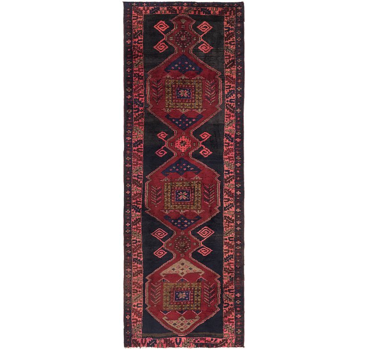 3' 8 x 10' 4 Hamedan Runner Rug