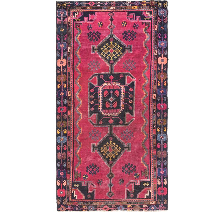 4' 6 x 8' 8 Hamedan Rug