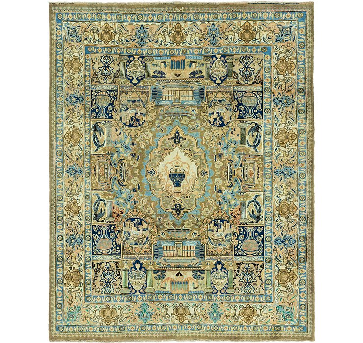 9' 9 x 12' 5 Kashmar Persian Rug