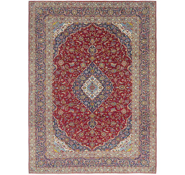 9' 6 x 13' Kashan Persian Rug
