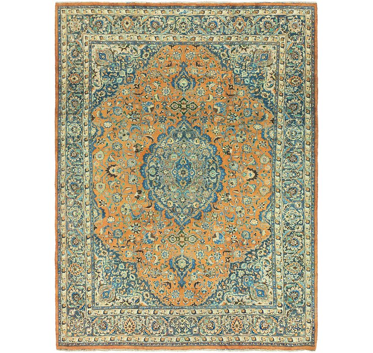 9' 10 x 13' 2 Mashad Persian Rug