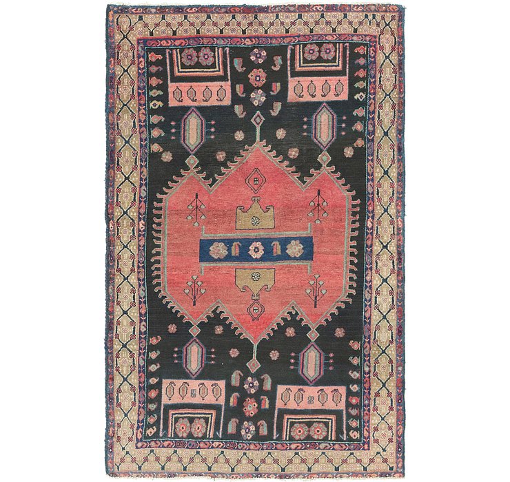 4' 2 x 6' 8 Koliaei Persian Rug