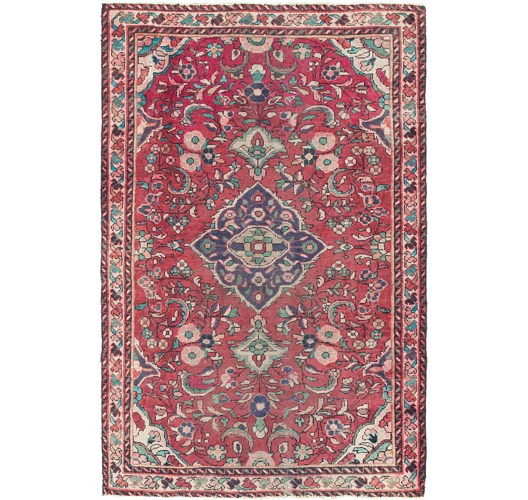 4' 2 x 6' 5 Borchelu Persian Rug
