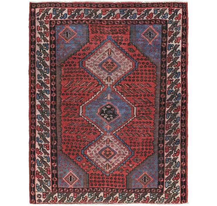 4' 9 x 6' 9 Zanjan Persian Rug