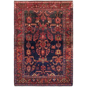 4' 7 x 6' 9 Hamedan Persian Rug