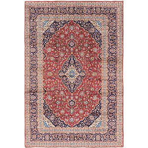 9' 6 x 14' 2 Kashan Persian Rug