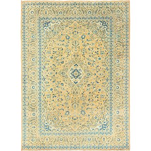 9' 2 x 12' 5 Kashan Persian Rug