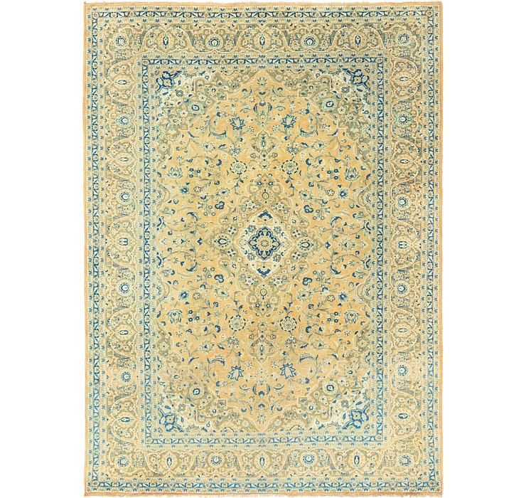 HandKnotted 9' 2 x 12' 5 Kashan Persian Rug