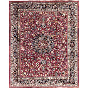 10' 2 x 12' 6 Mashad Persian Rug