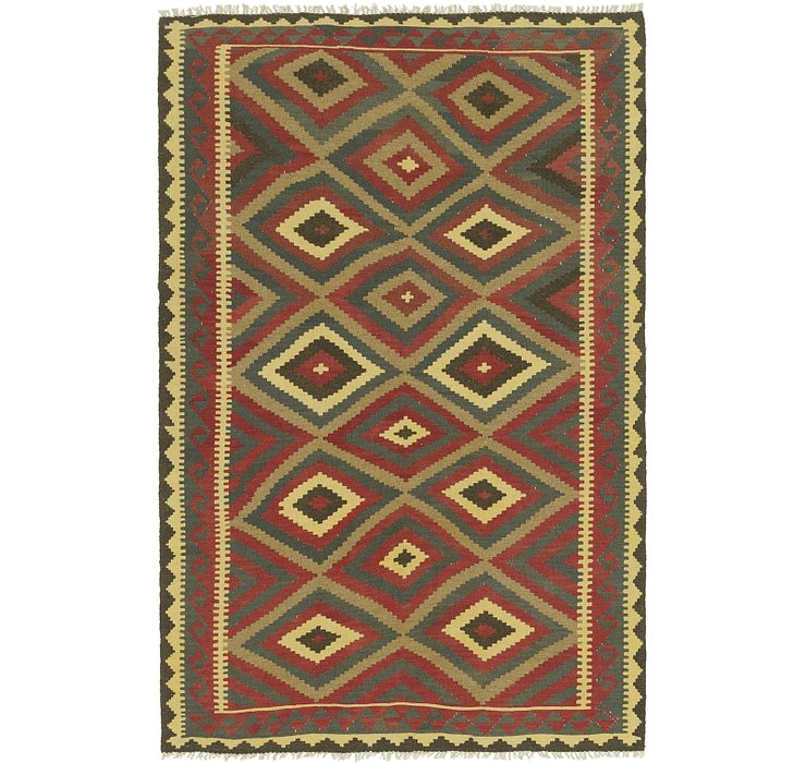 5' 7 x 8' 7 Kilim Maymana Rug