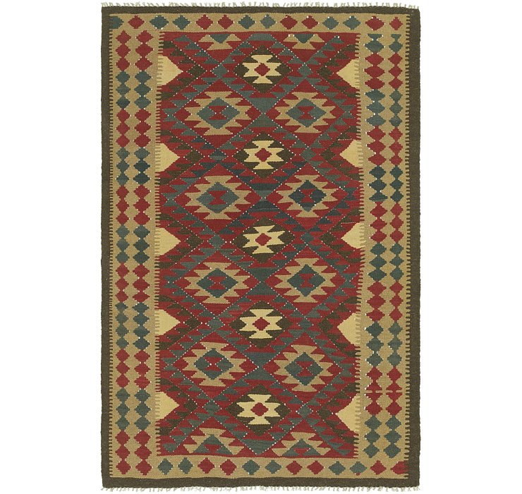 5' 5 x 8' 4 Kilim Maymana Rug