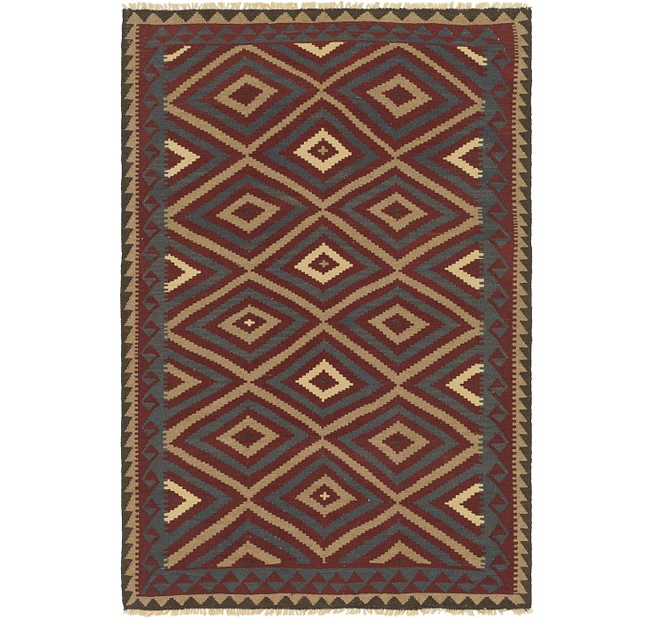 5' 7 x 8' 4 Kilim Maymana Rug