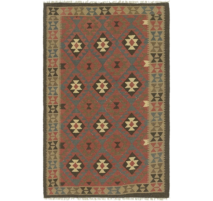5' 4 x 8' 2 Kilim Maymana Rug