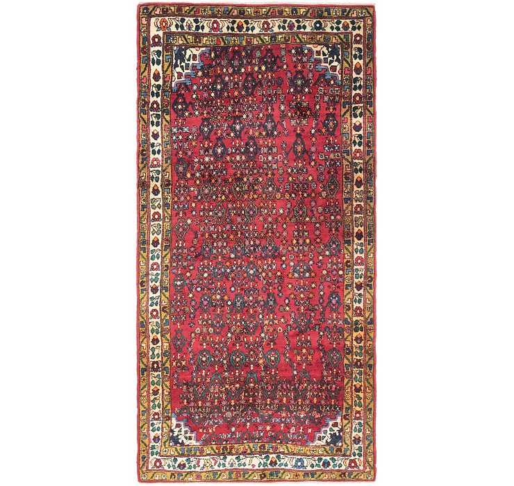 4' 5 x 9' 4 Gholtogh Persian Runner...