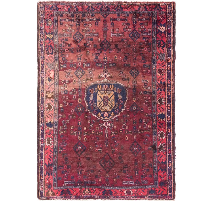 4' 4 x 6' 7 Hamedan Persian Rug