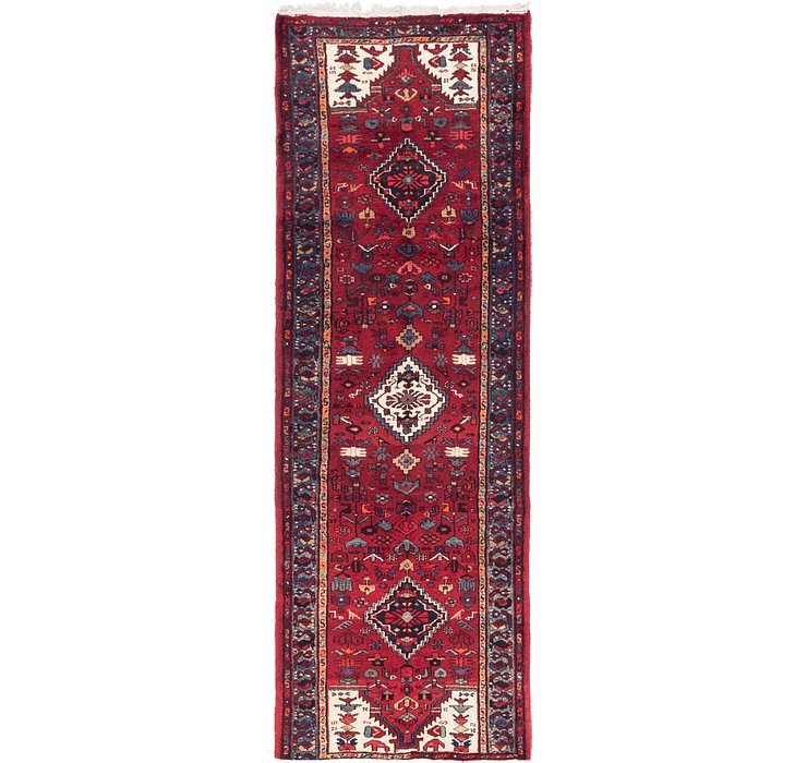 3' 3 x 9' 9 Khamseh Persian Runner ...
