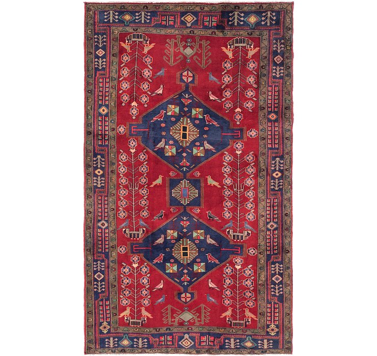 5' 2 x 9' Gholtogh Persian Rug