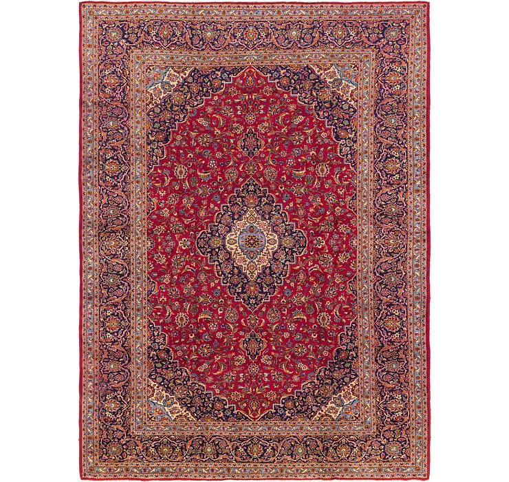 9' 10 x 13' 6 Kashan Persian Rug