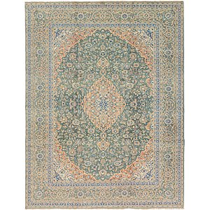 10' 4 x 13' 4 Kashan Persian Rug