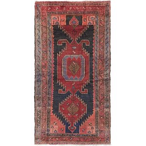 4' x 8' Zanjan Persian Runner Rug