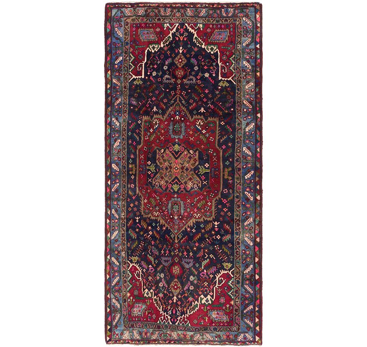 4' 3 x 9' 10 Gholtogh Persian Runner...
