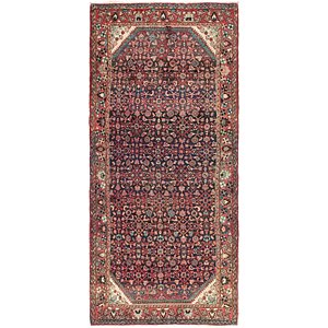 4' 2 x 9' 9 Hossainabad Persian Run...