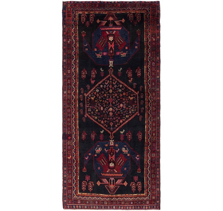 145cm x 323cm Sirjan Persian Runner Rug