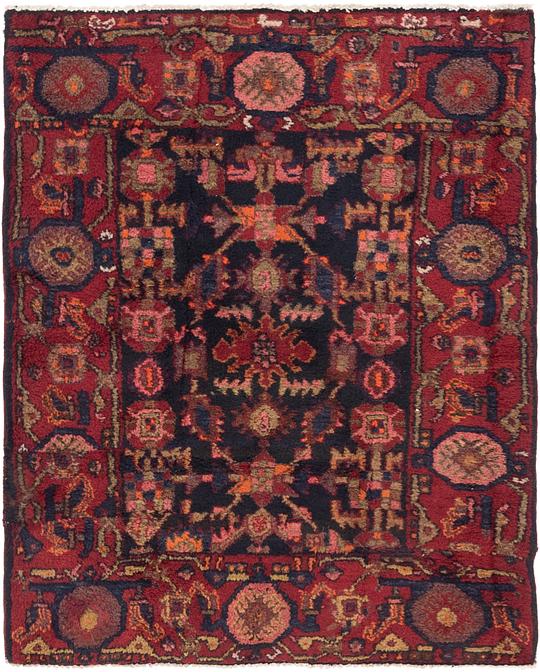 Red 3 9 X 4 8 Malayer Persian Square Rug Rugs Erugs Main Image Of Rug