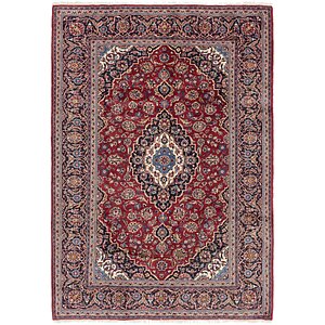 6' 7 x 9' 7 Kashan Persian Rug