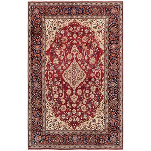 6' 9 x 10' 5 Kashan Persian Rug