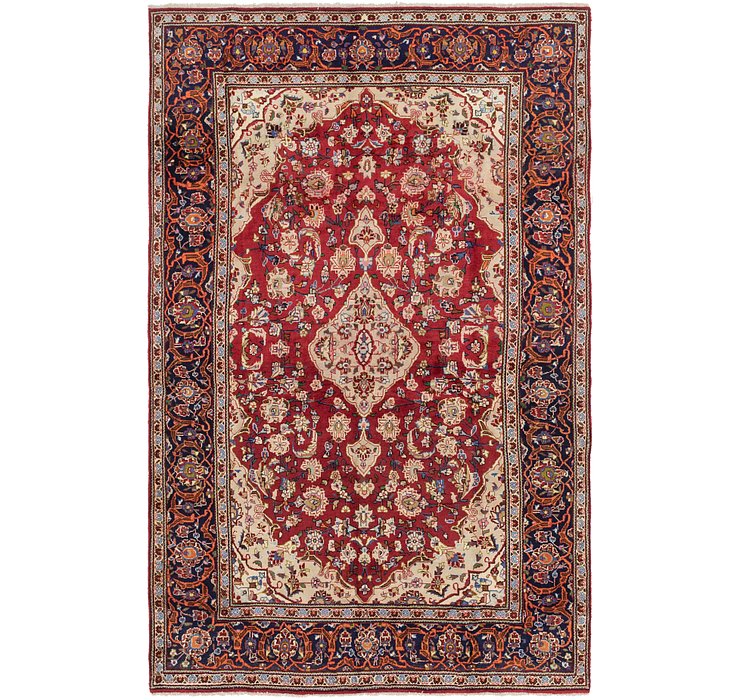6' 9 x 10' 5 Kashan Persian Rug