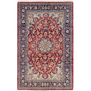 6' 9 x 11' Isfahan Persian Rug