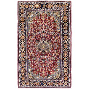 6' 6 x 10' 10 Isfahan Persian Rug
