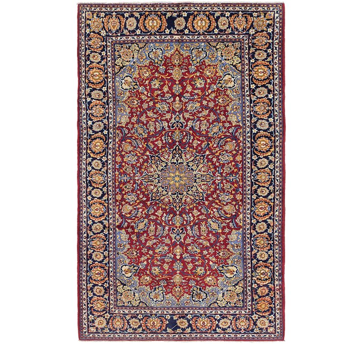 6' 6 x 10' 10 Isfahan Persian Rug