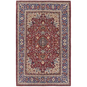 6' 9 x 11' Isfahan Persian Rug