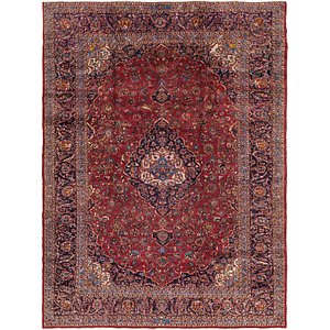 9' 10 x 13' 2 Kashan Persian Rug