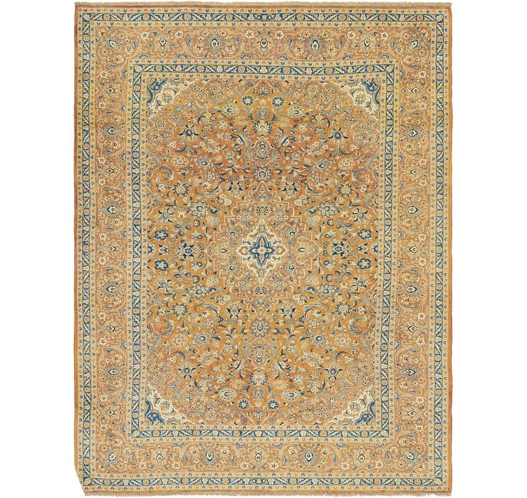 9' 9 x 13' 4 Kashan Persian Rug