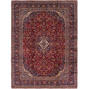 9' 9 x 13' Kashan Persian Rug