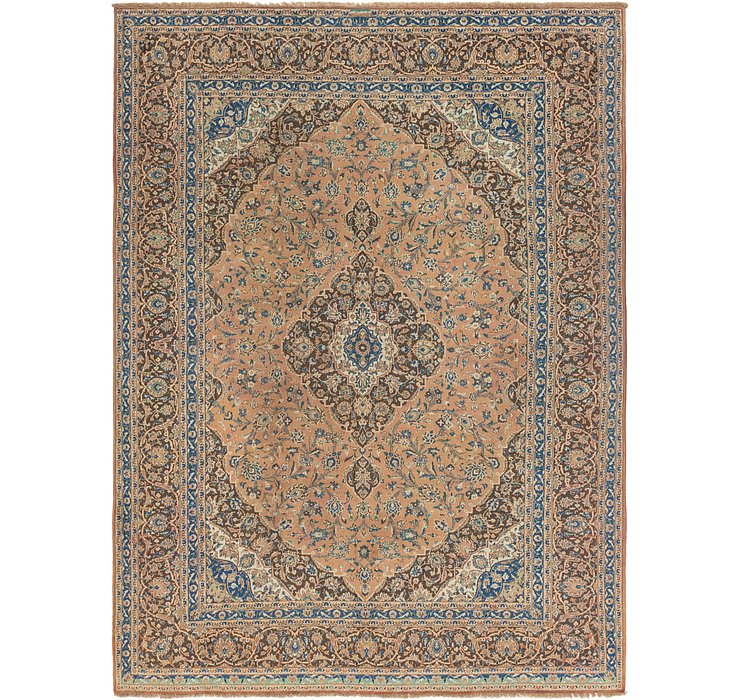 9' 9 x 13' 3 Kashan Persian Rug