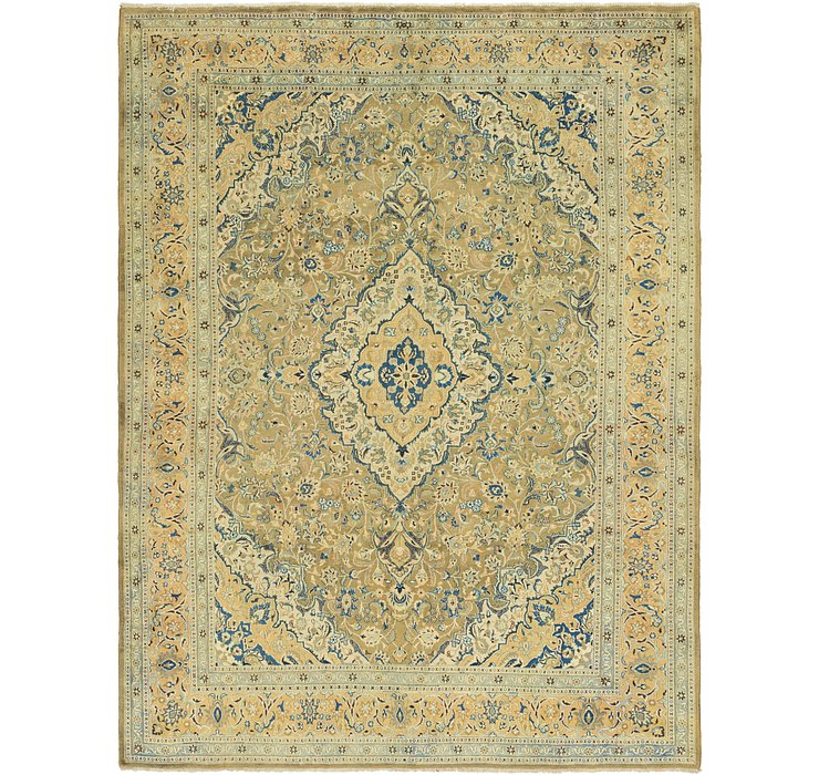 9' 10 x 13' Mashad Persian Rug