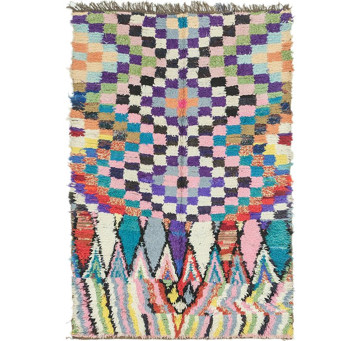 4' 8 x 7' Moroccan Rug