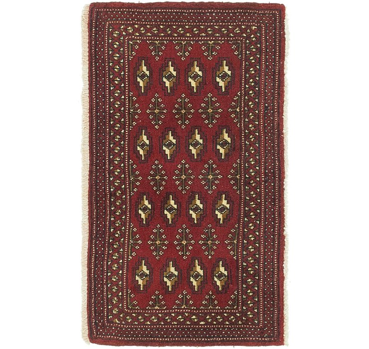 2' x 3' 4 Torkaman Persian Rug