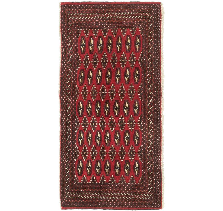 2' 2 x 4' 5 Torkaman Persian Runner...