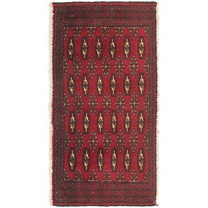1' 8 x 3' 3 Torkaman Persian Rug