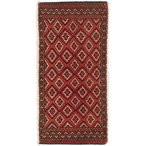1' 8 x 3' 6 Torkaman Persian Rug