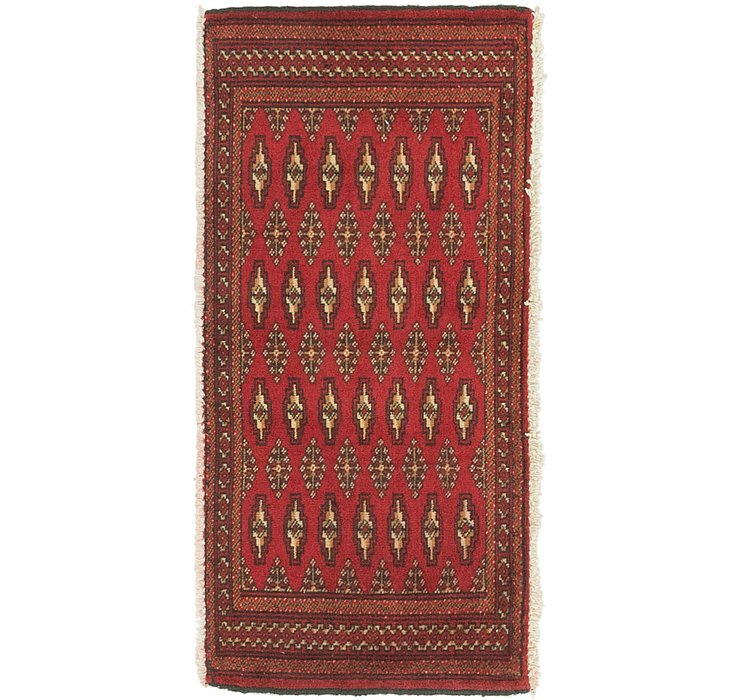 1' 9 x 3' 8 Torkaman Persian Rug