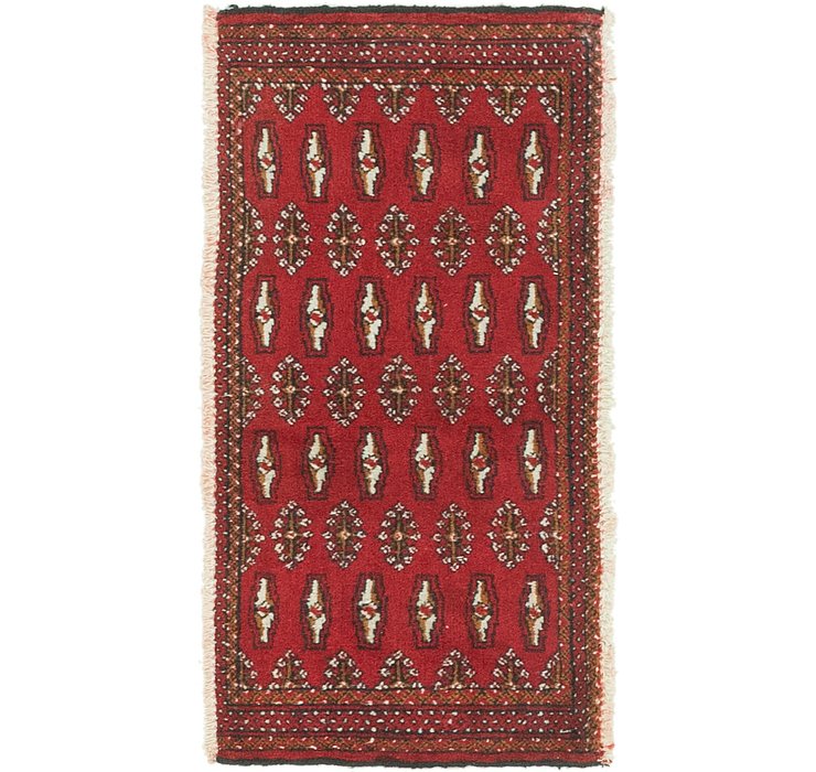 1' 8 x 3' 4 Torkaman Persian Rug