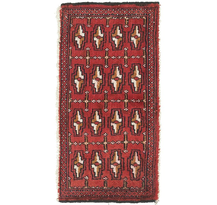 1' 7 x 3' 2 Torkaman Persian Rug