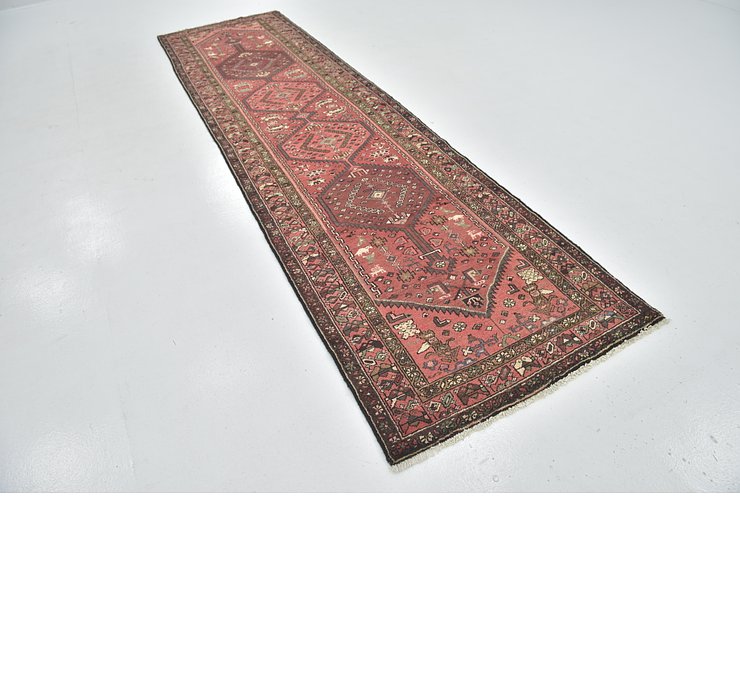 3' 4 x 12' 8 Zanjan Persian Runner Rug