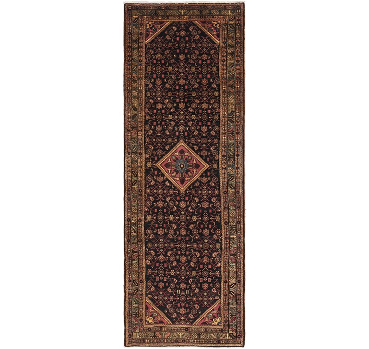 3' 6 x 10' Hossainabad Persian Run...